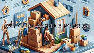 🧹 종로구 이사 청소 똑똑하게! 비용 절약 꿀팁 공개 💰